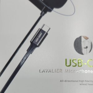 Lavalier USB-C Microphone 1.5m Audio Line