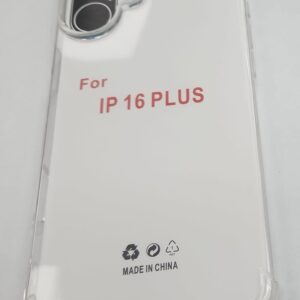IPhone 16 Plus Clear Protective anti shock Jell Cover