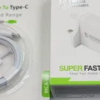 USB-A 18W Super Fast Power Adapter with USB A to C Charging Cable